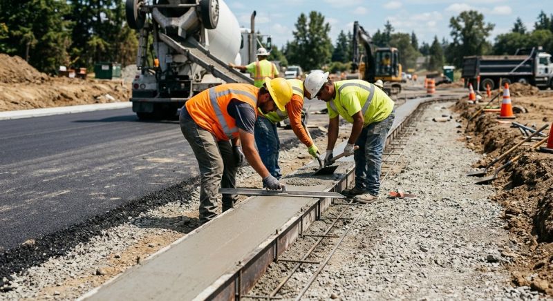 Cement Curbing Installation in Citrus County, FL